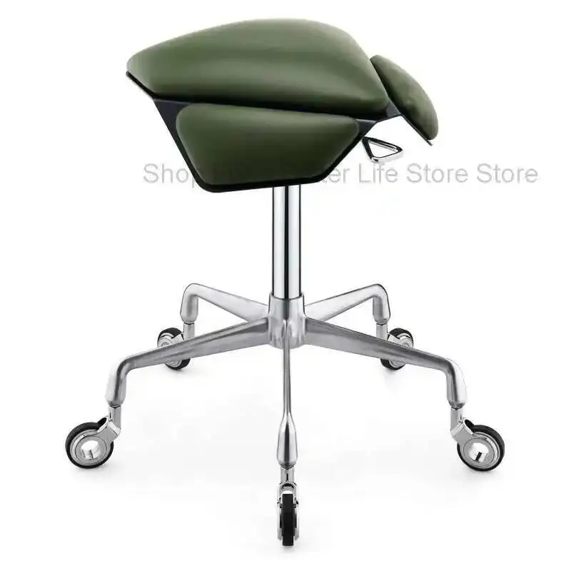 Wheel Rotating Pulley Hair Cutting Barber Chairs Lash Manicure Desk Cosmetic Beauty Chair Spa Barber Accessories Professional AA