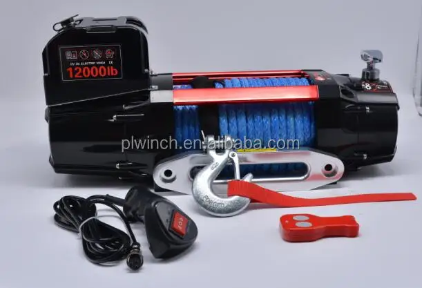 TOP SALE 4WD 12V/24V FAST SPEED ELECTRIC WINCH 12000LB for JEEP