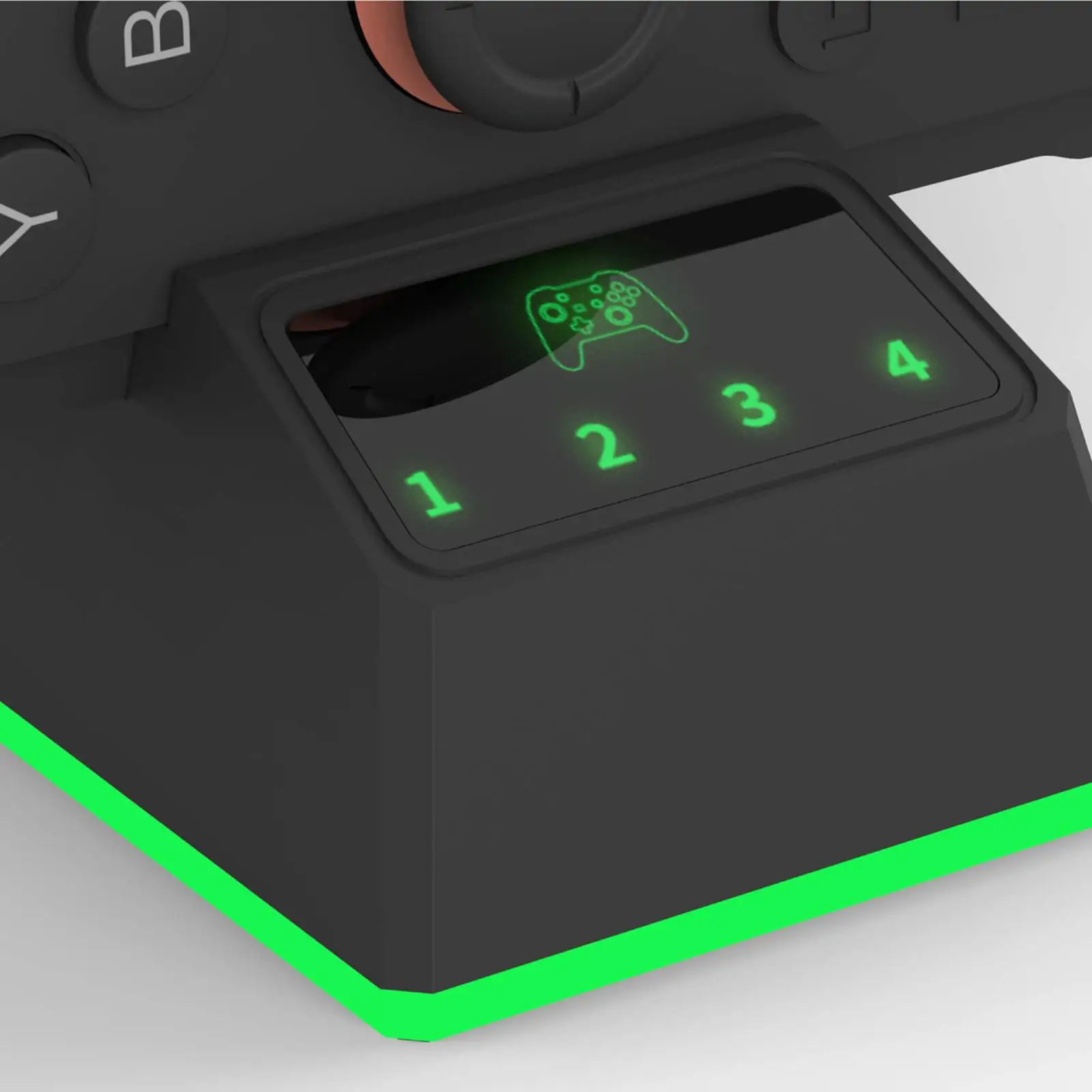 

Charging Base Station for Controllers Fast Charging Dock Adjustable Multiports Charger with LED for Desktop Use