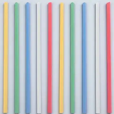 

30pcs Pull Rod Clips Plastic Slide Binder For Book File Folder Colored Binding Bars Loose Leaf Binder Sliding Bar Document