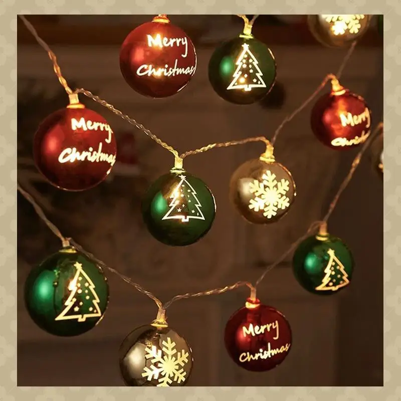 

AB45 1Set LED String Light Outdoor For Christmas String Lights For Holiday Lighting Decor Scene Arrangement B