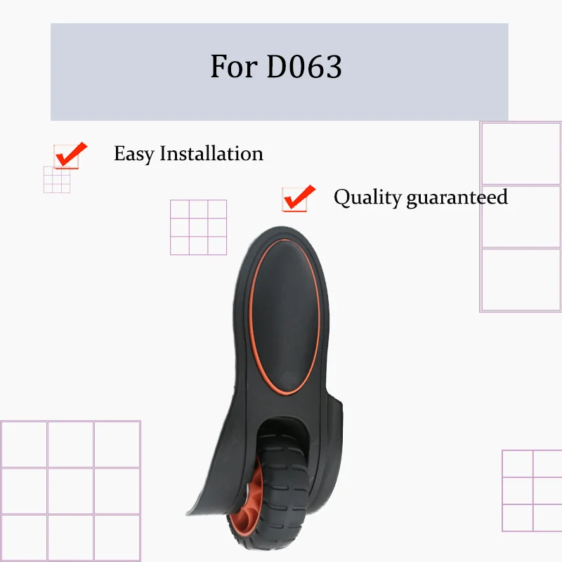 

For D063 Luggage Front Replacement Wheel Fixed-direction Straight-track Roller Durable and Quiet Rolling