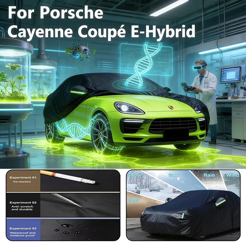 

Full Car Cover for Porsche Cayenne Coupe E-Hybrid Waterproof Snowproof Sunshade Winter and Summer Auto Protection Accessories