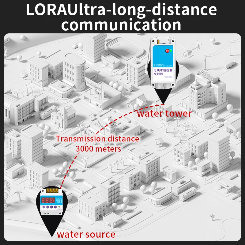 Electronic Liquid Level Remote Control Wireless Automatic Remote Water Level Controller Household Intelligent Sensor Switch