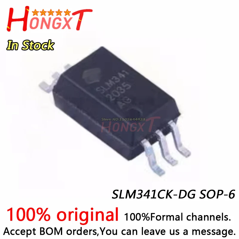 10PCS 100% NEW SLM341CK-DG SOP-6 Chipset.