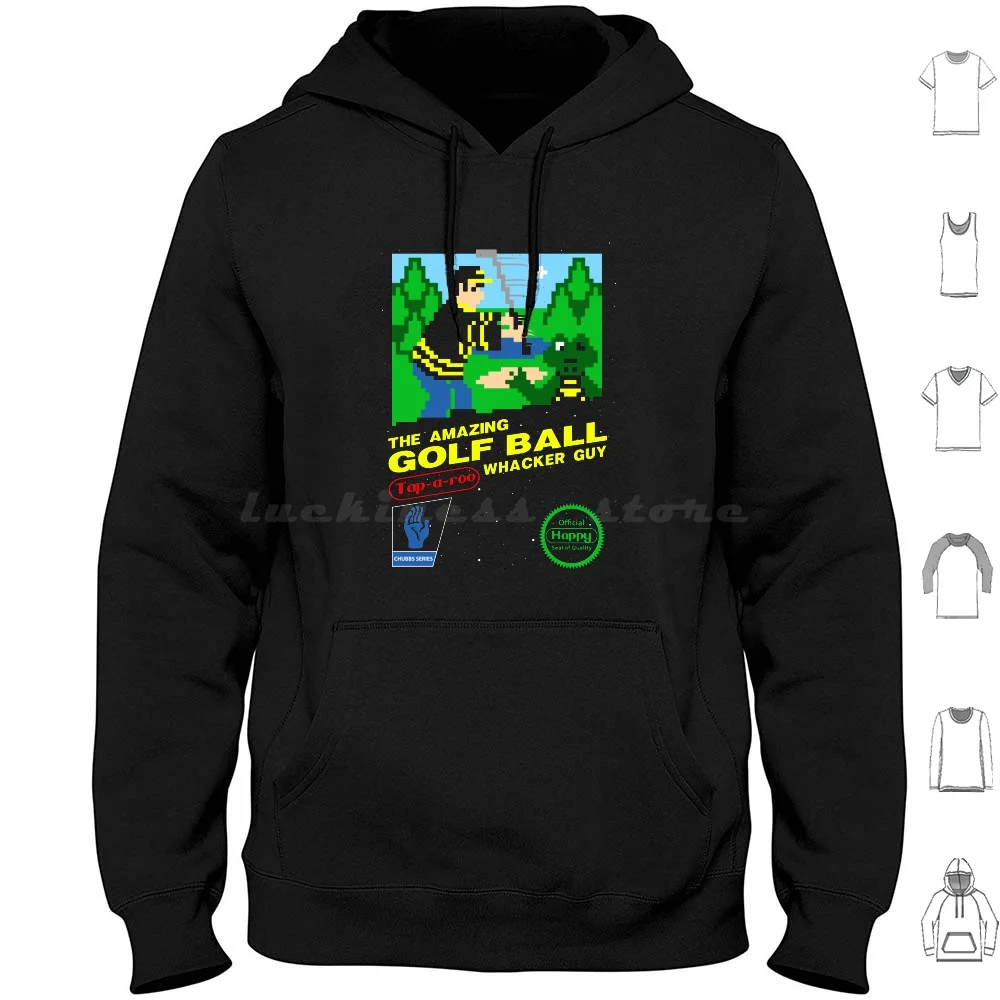 Happy Golf Hoodie cotton Long Sleeve Happy Gilmore Golf Whacker Guy 90S Movies Sports Comedy Funny Nes Gaming