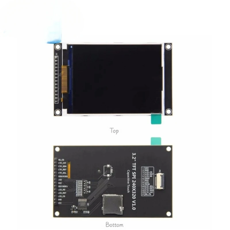 

3.2 Inch 320×240 SPI Serial TFT LCD Module Display Screen With Touch Panel Driver IC ILI9341V