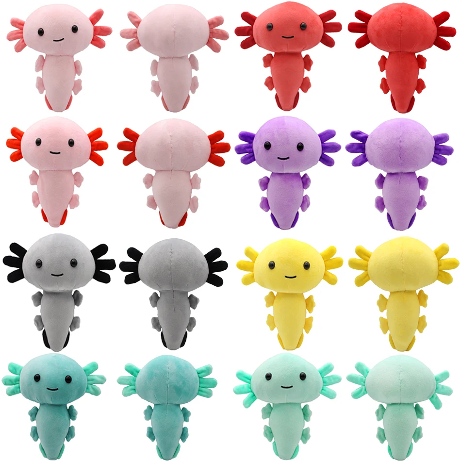 

NEW Kawaii Axolotl Plush Toy Cartoon Cute Animal Stuffed Plushie Doll For Kids Birthday Christmas Gifts Kawaii Plush Doll 20cm