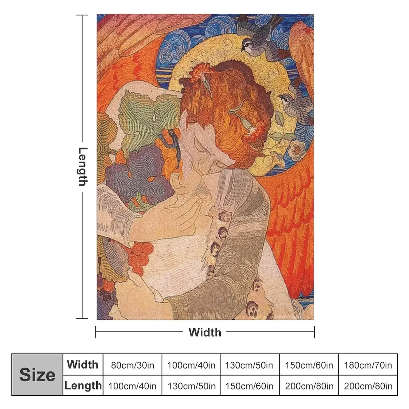 HD. Victory, by Phoebe Anna Traquair Throw Blanket Sleeping Bag Bed Fashionable Blankets For Bed Thins Blankets