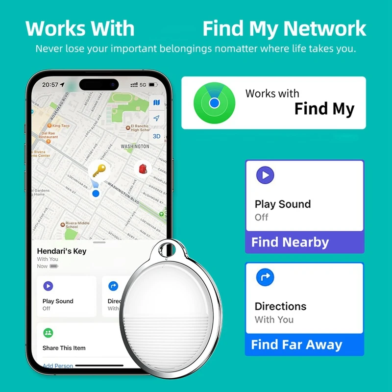 Retail Mini Tracking Device For Apple Find My Key Smart Tag Child Finder Pet GPS Lost Tracker Smart Bluetooth Tracker