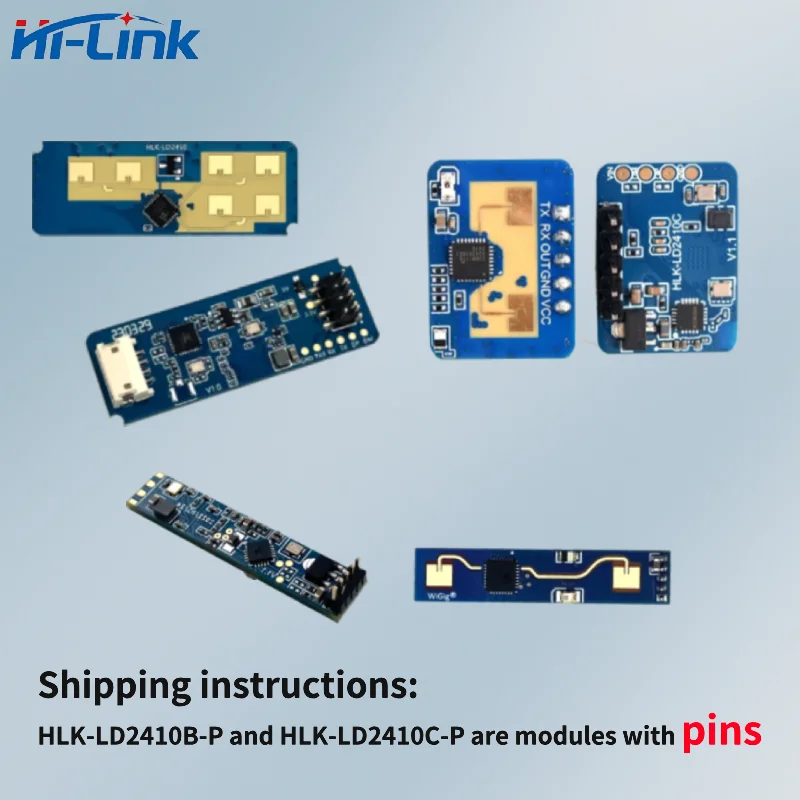 Hot Sale Sensor Module for 2026 HLK-LD2410C 24GHz Human Presence Sensor | LD2410B LD2450 Optional GPIO UART Output