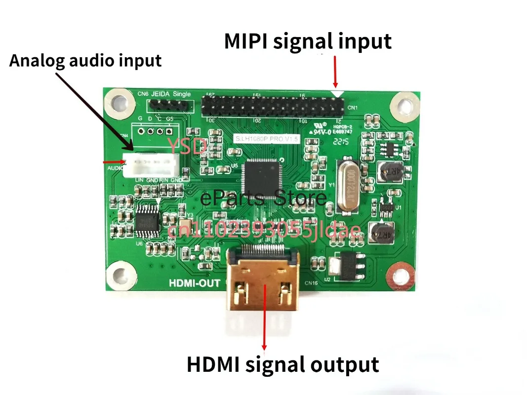 HDMI 2.0 MIPI Signal Conversion Adapter 4K 2K 1080P Resolution Support