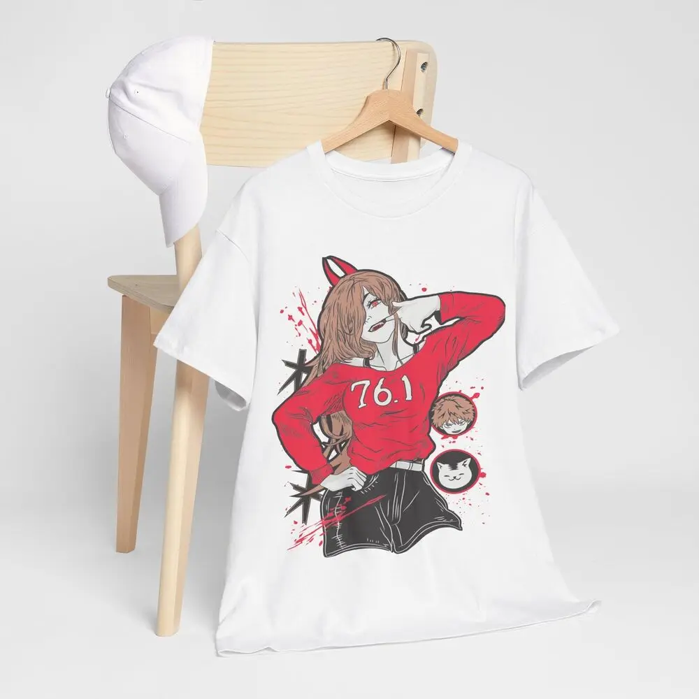 Chainsaw Man T-Shirt Devil Anime Japanese Manga Chainsaw Man Denji Power Shirt