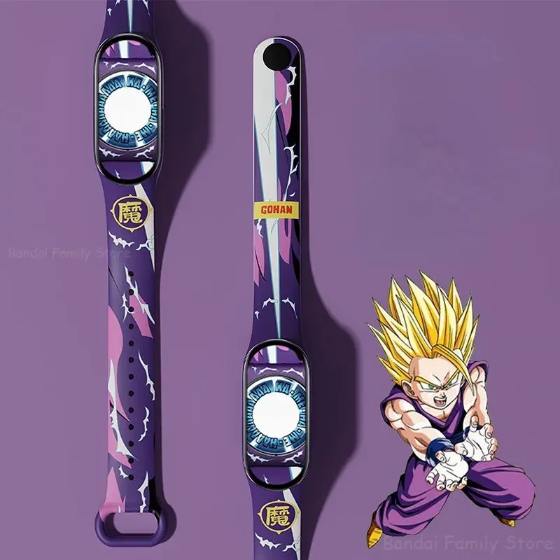 Dragon Ball Son Goku Watch Strap for Xiaomi Mi Band 7 6 5 4 3 Wristband Silicone Bracelet Wrist Straps for Mi Replacement Strap