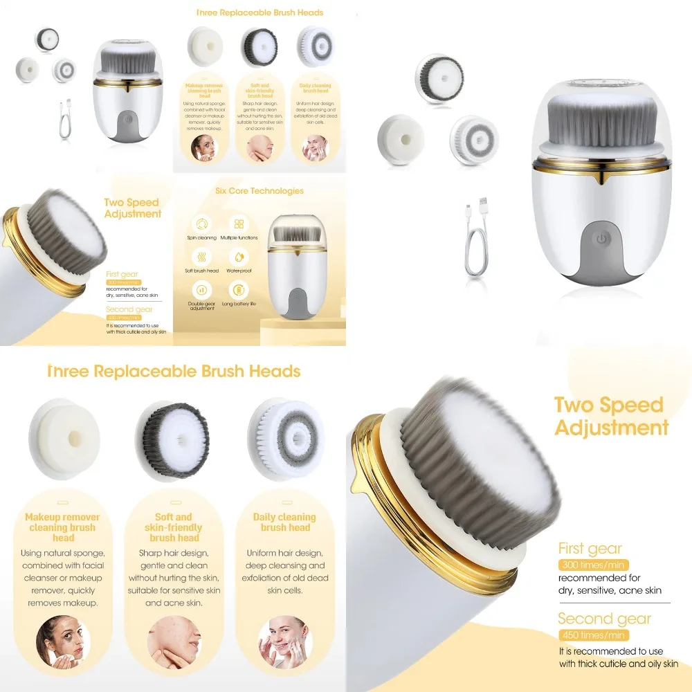 The latest model of 2025 IN Ultrasonic Facial Cleaner Pore Face Electric Face Cleansing Brush Skin Care Massager Blackhead Remov