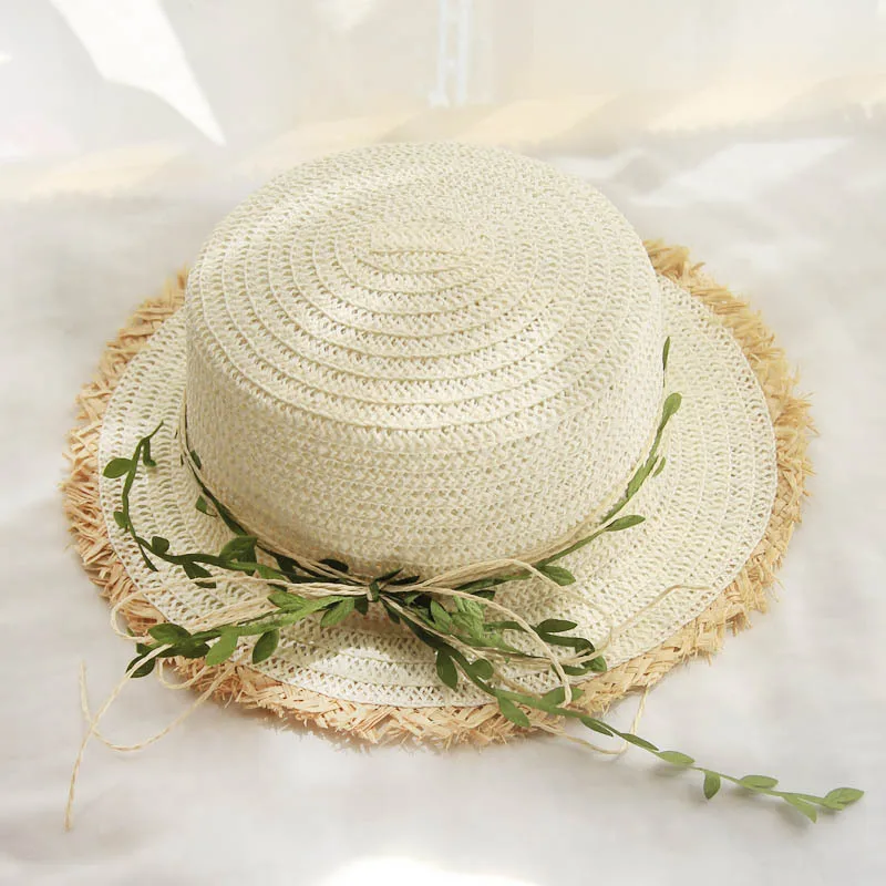 2024 New Summer Hats for Women Baby Chapeu Panama Beach Sun Straw Hat Gorro Sol Zon Hoeden Sombrero De Paja Cap Paille kids