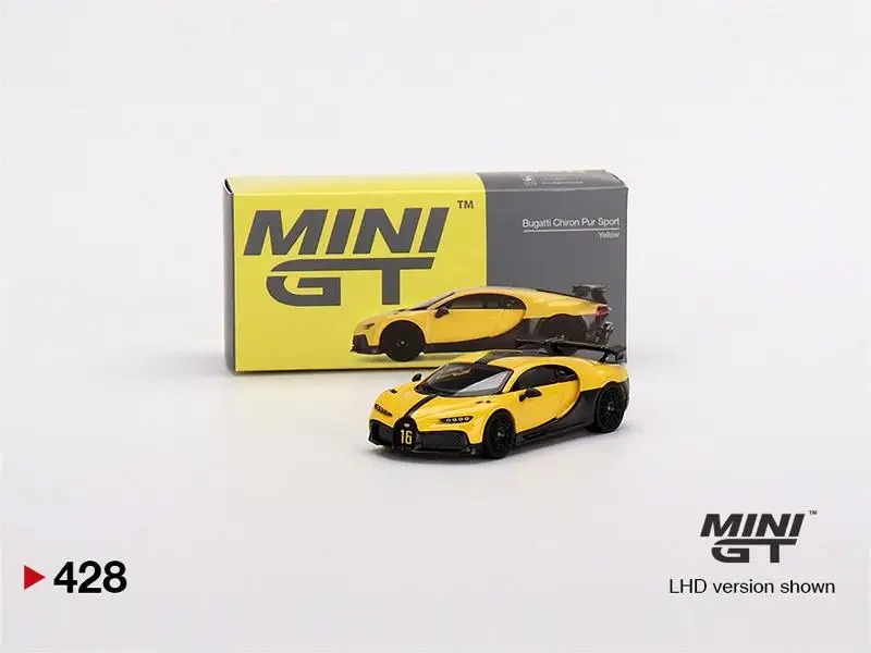 

МИНИГТ # 428 1:64 Chiron Pur Sport Collection литая под давлением модель автомобиля из сплава, украшение в подарок