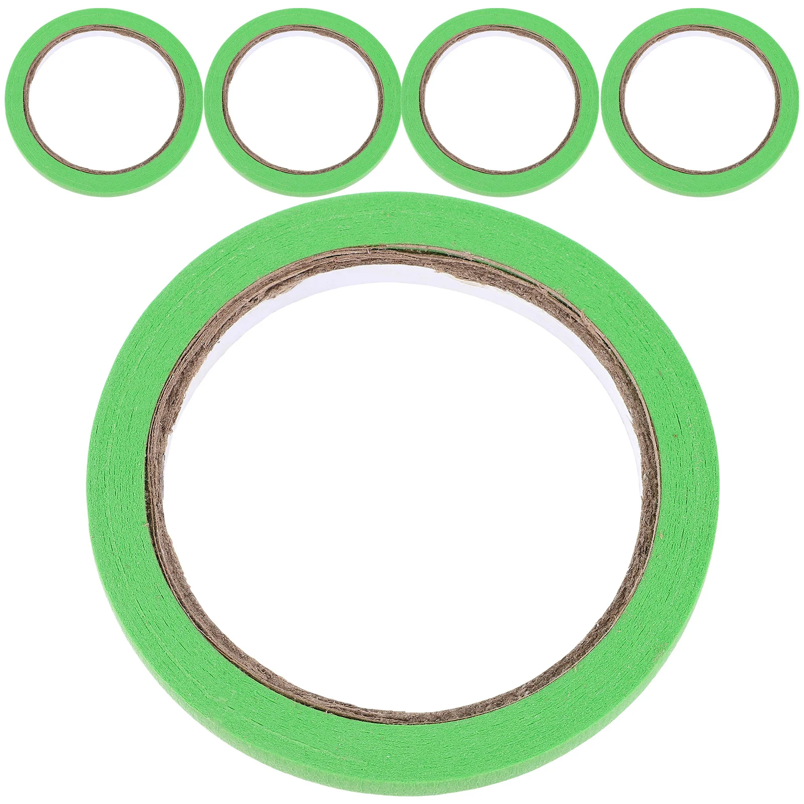 5 لفات من شريط لاصق ورقي إبداعي، شريط لاصق ملون لطلاء القصاصات اليدوية، أشرطة لاصقة ذاتية الصنع