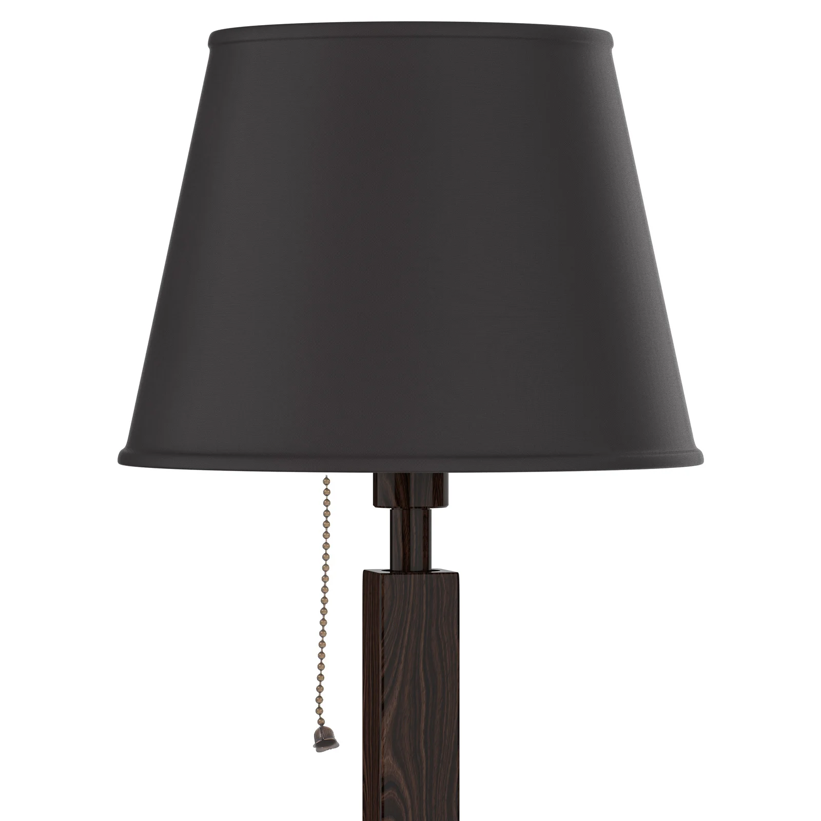 

E26 Патрон для лампы с тяговой цепью Черные настольные торшеры Прочный бакелитовый материал Классический внешний вид Простота в эксплуатации Дизайн кольца