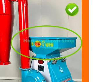 1 t/h Automatic Bagging Livestock Feed Hammer Mill Corn Grain Grinder Crusher Chopper