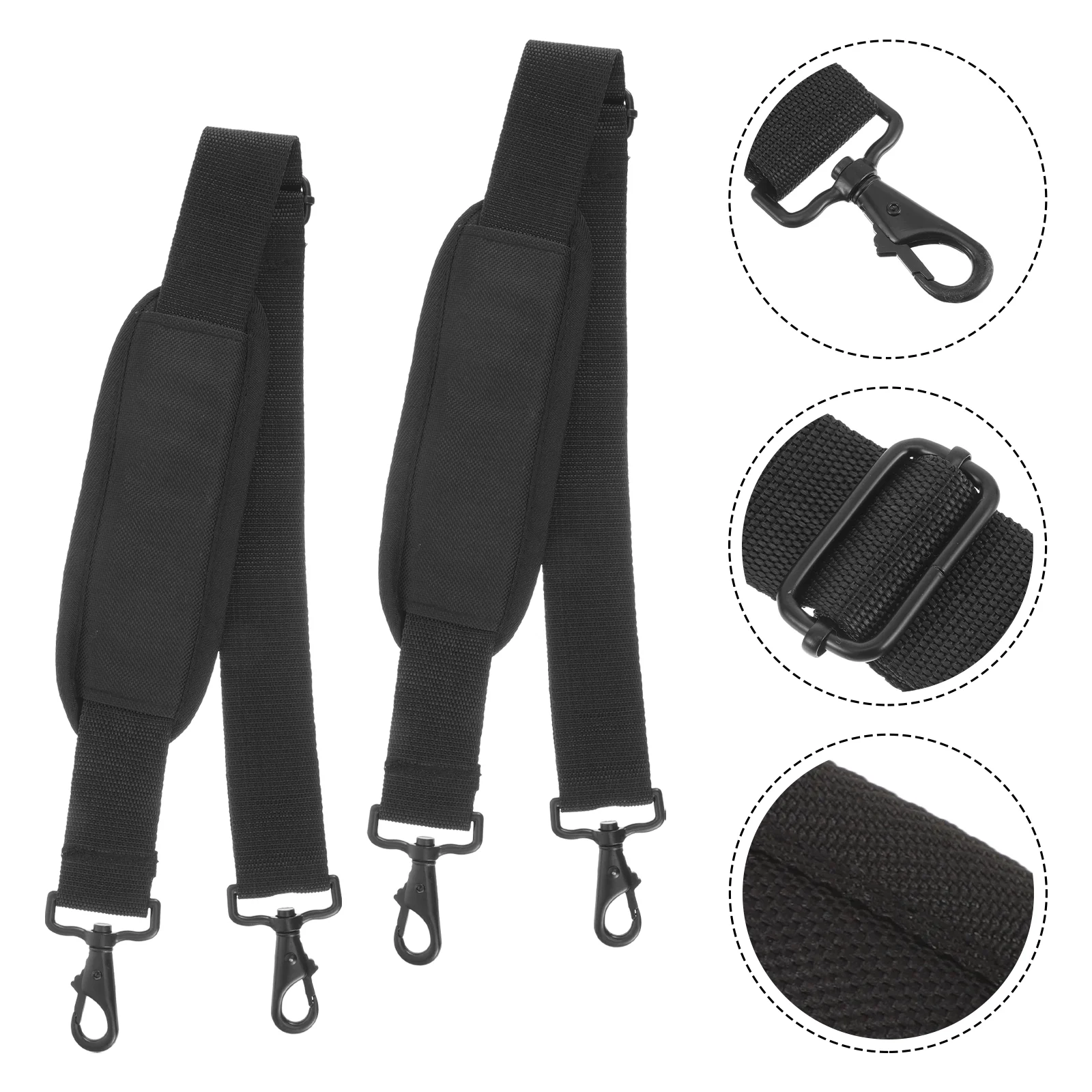 

2 Pcs Padded Shoulder Straps for Violin Guitar Case Musical Instrument Bag Strap Shoulder Pad Replacement Straps for Luggage