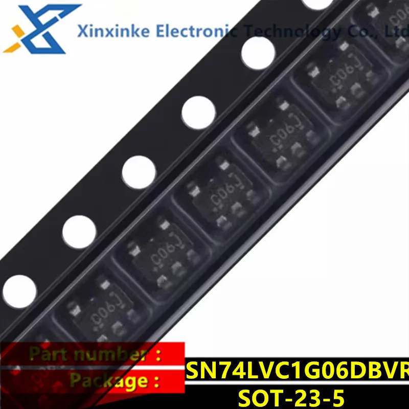 20PCS SN74LVC1G06DBVR SOT-23-5 SN74LVC2G06DBVR SOT23-6 Mark:C06* C06J Buffers & Line Drivers Single Invert w/OD Logic ICs