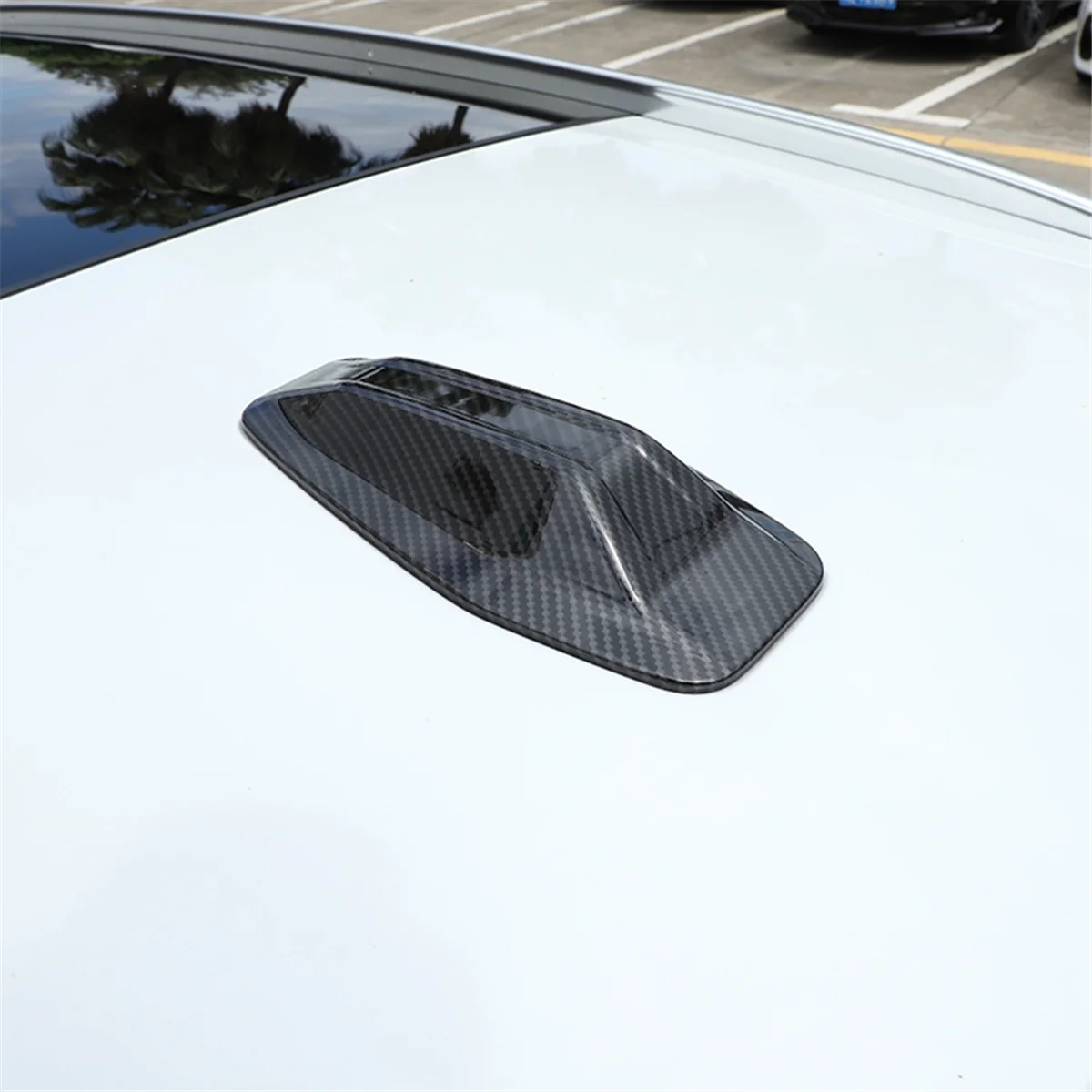 Car Roof Fin Decorative Antenna Cover Trim ABS Carbon Fiber for 4 Series G22 G23 G26 2022 2023