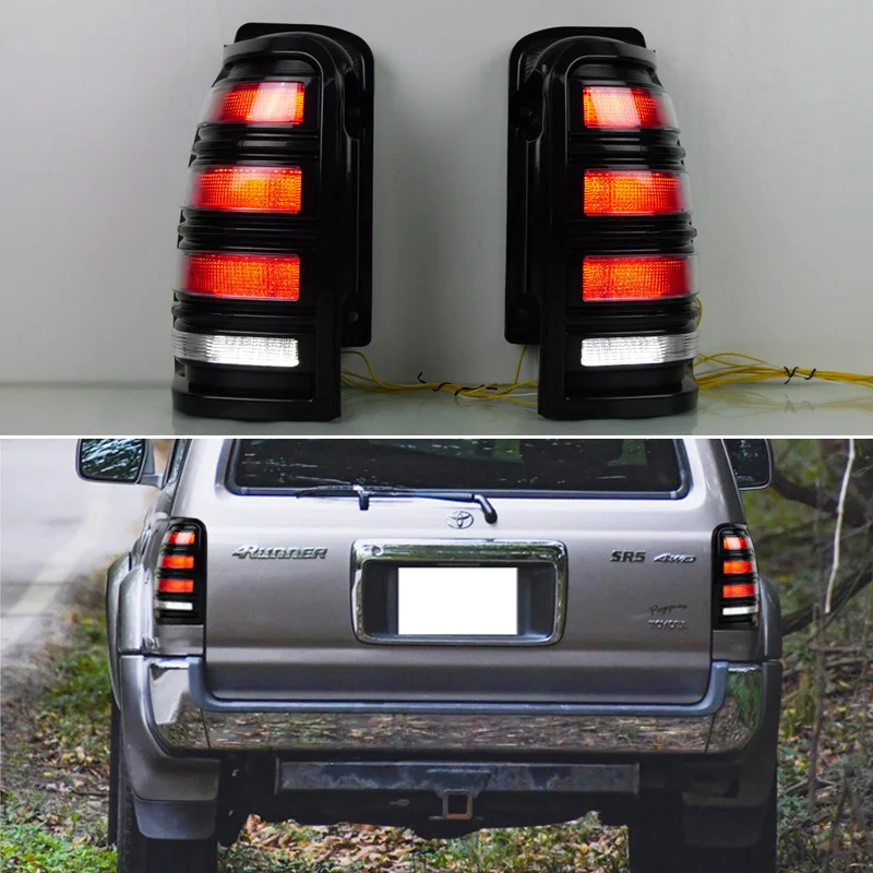 

For Toyota 4Runner 1996-2002 Car LED Taillight Tail Light Rear Running Light + Brake Lamp + Reverse + Dynamic Turn Signal