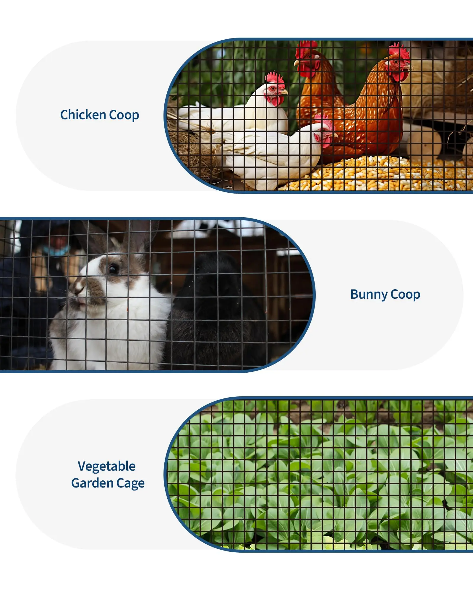 0.9x15m Galvanised PVC Wire Mesh Roll 19 Gauge 1.27cm Heavy  Fence Netting Garden Chicken Coop Rabbit Rodent DIY