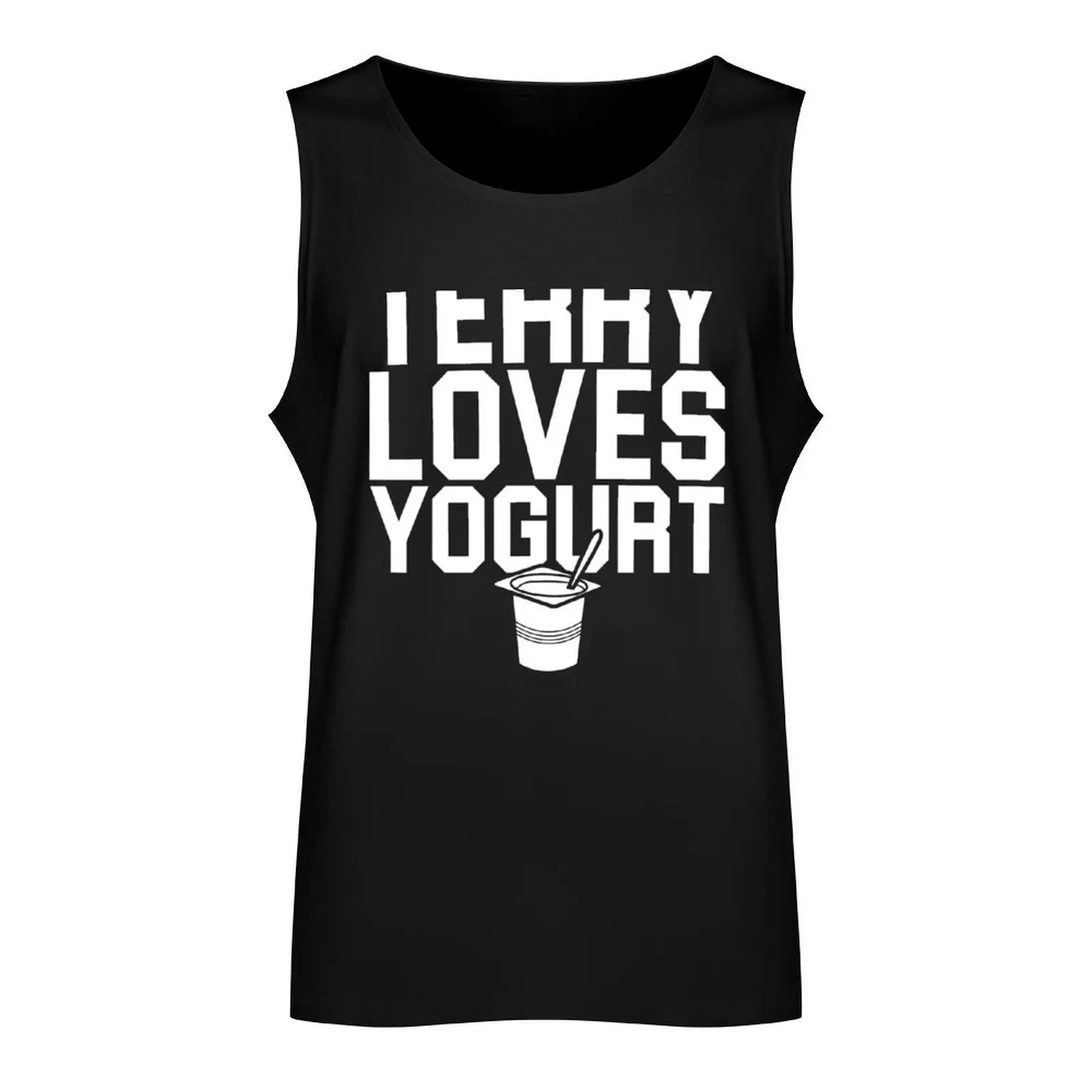 Terry Loves Yogurt Tank Top Vests Men's t-shirt cool things bodybuilding men clothes