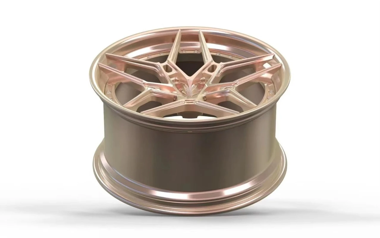 FSC-1012 Double Piece Forged Rim 17-22 Inch 5X112 5X120 Passenger Car  Wheel Hubs