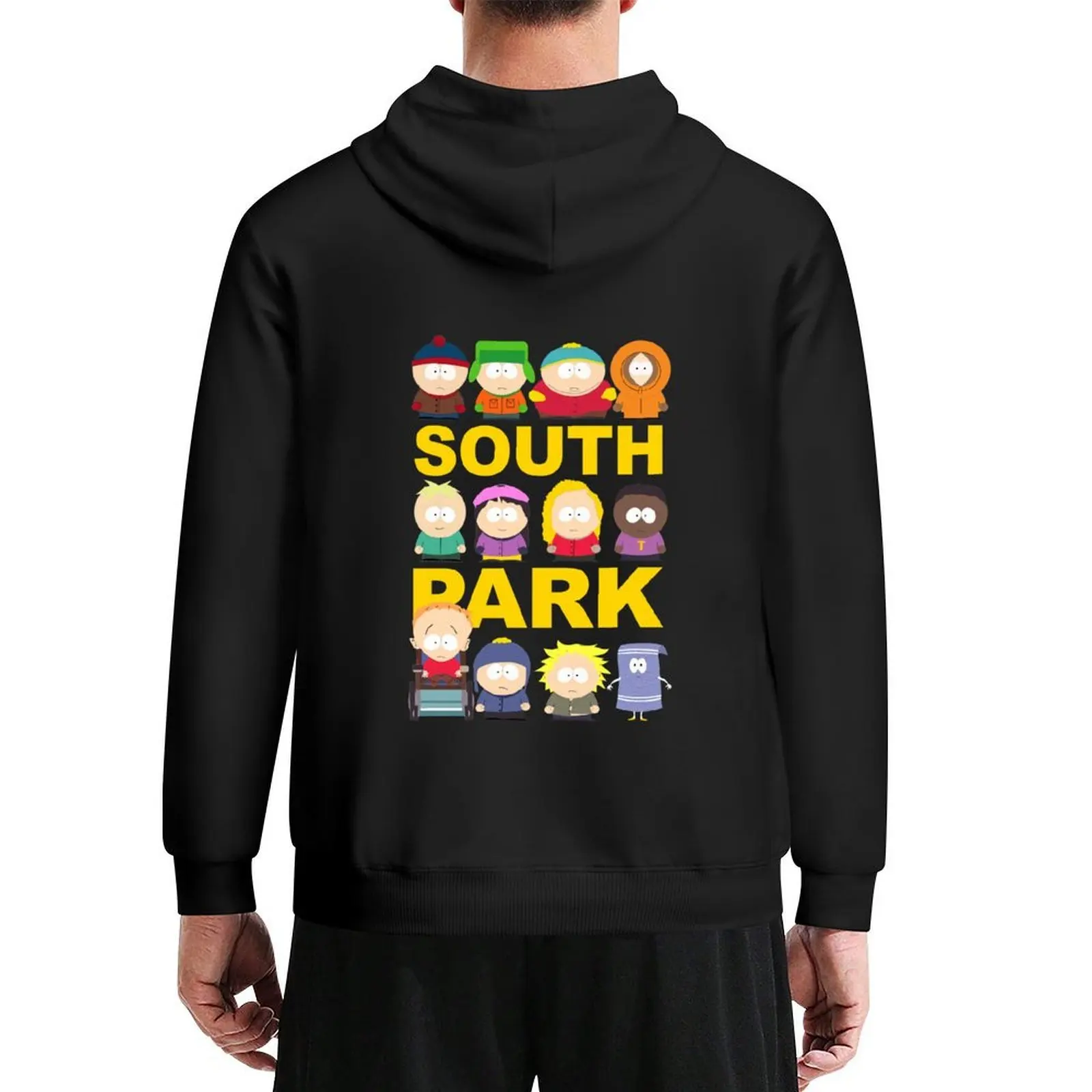 

Text color south art park Trey Parker gift for fans Hoodie men's sweat-shirt set autumn clothes tracksuit