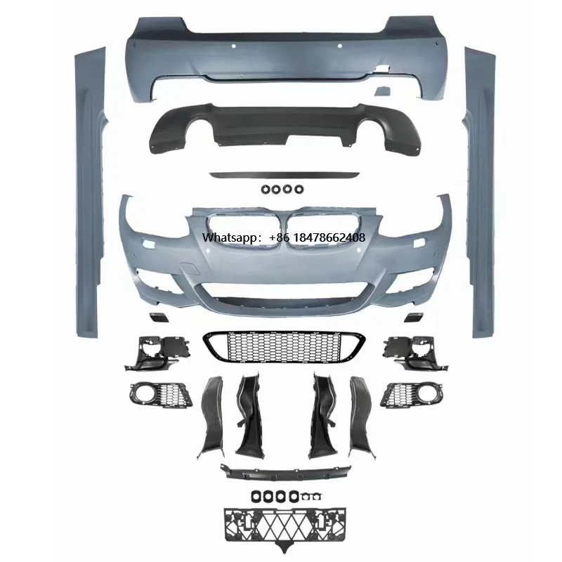 

High Quality Car Modification MT M Sport Body Kit M Tech Front Bumper Rear Bumper Bodykit for 3 Series E92 E93 2005-2012