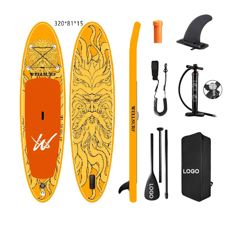 OEM 10'6 Sup Board Inflatable Paddle Board Paddleboard With Accessories Surfboard Supboard