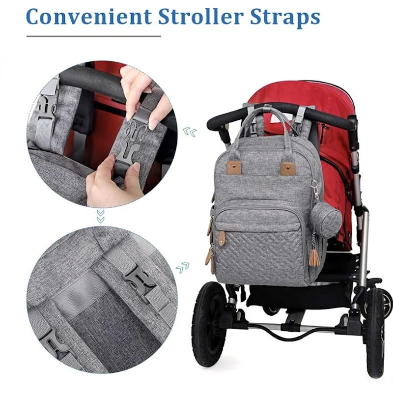 PANGDUBE 3pcs/set Large-capacity Daddy Bag Multifunctional Mommy Father Backpack Waterproof Maternity bag for baby Diaper Bag