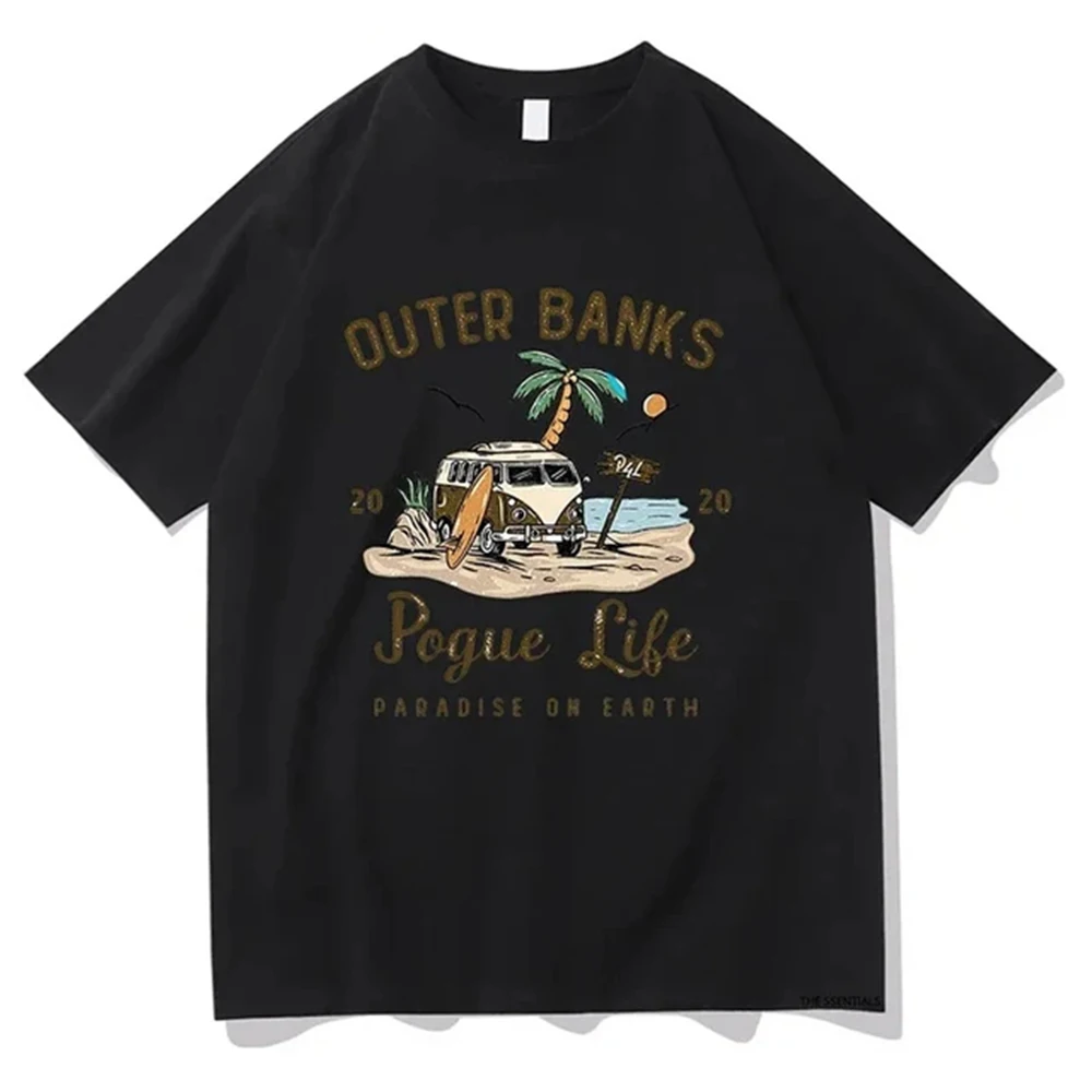 T Shirt Men Mens Clothing T Shirt Homme Mens T Shirt  New in Top & Tees Tee JJ Maybank Streetwear New TV Series Outer Banks 3