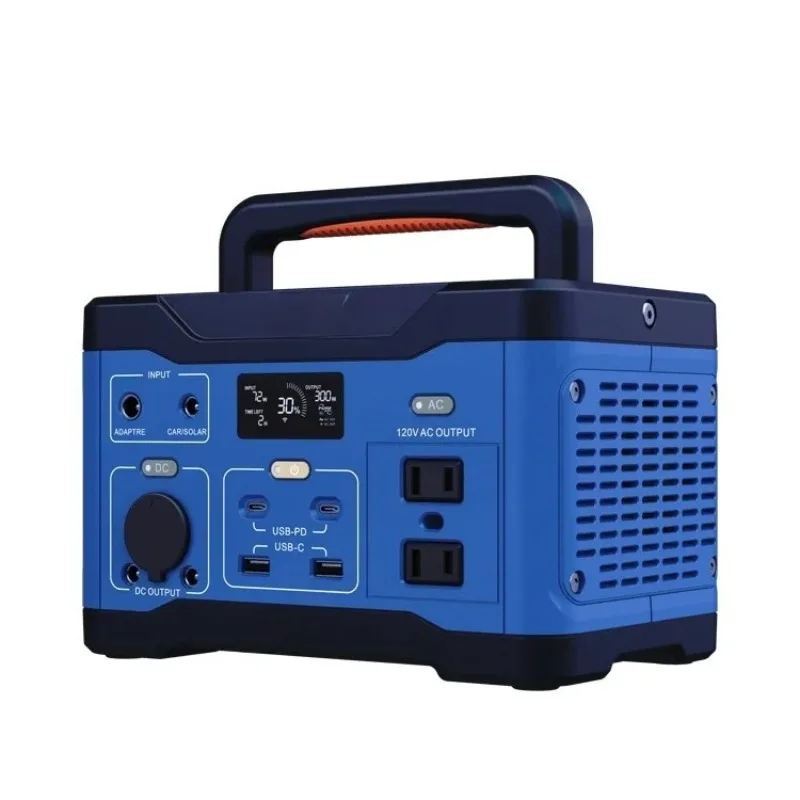 300W 600W Portable Solar Generator Rechargeable Power Station
