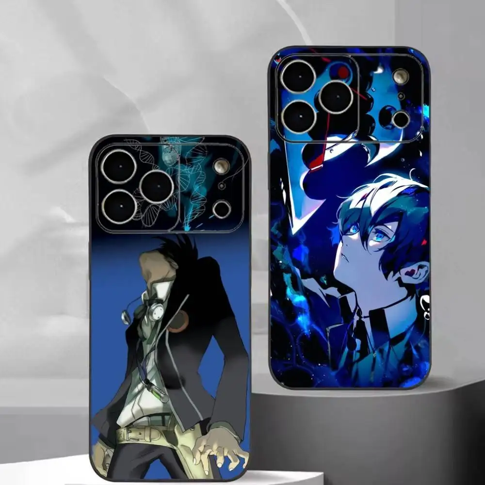 

Makoto Yuki P3 Phone Case For iPhone 17,16,15,14,13,12,11 Plus,Pro Max, Black Silicone Cover