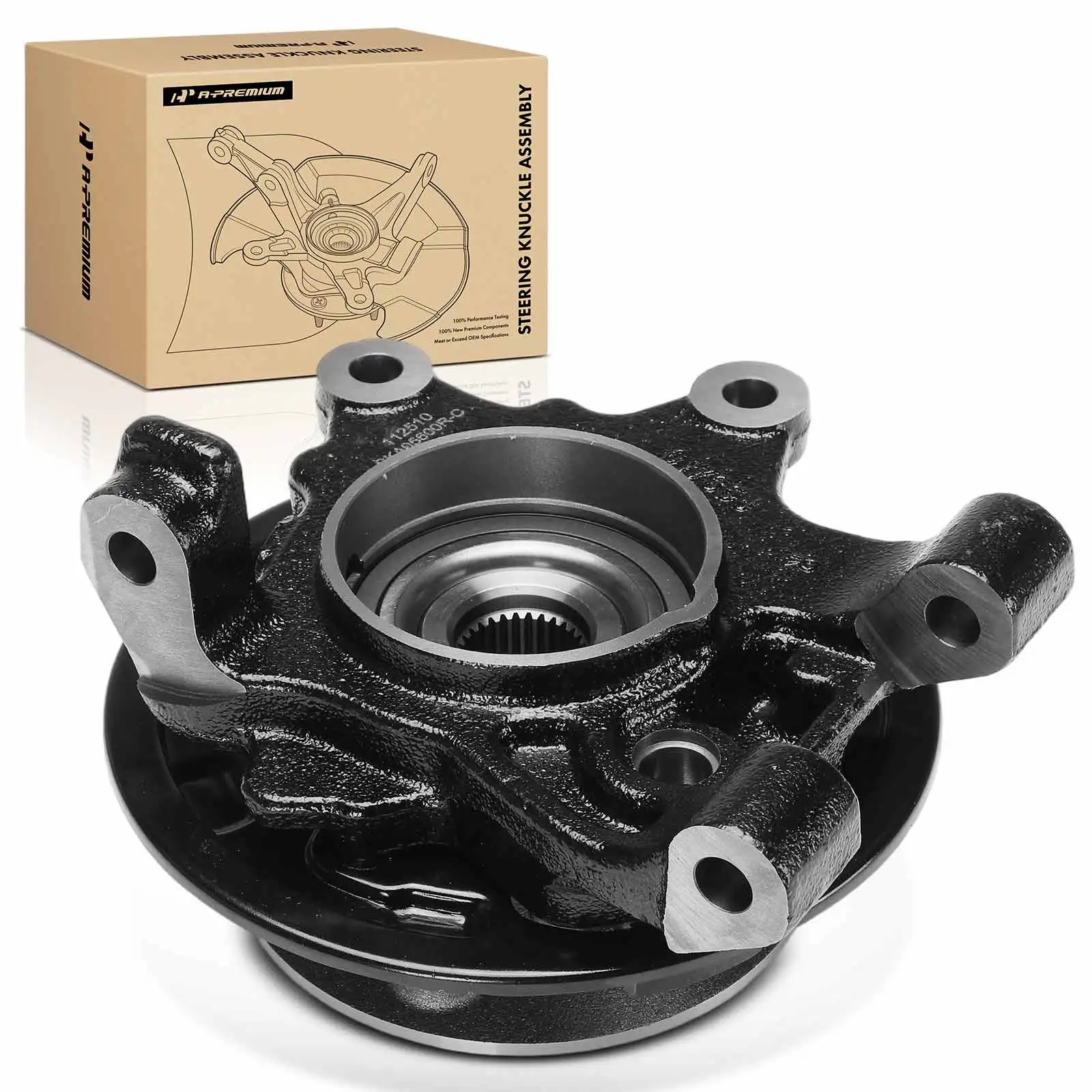 A-Premium Rear Passenger Side Steering Knuckle Assembly for Mercedes-Benz Metris 2016-2023
