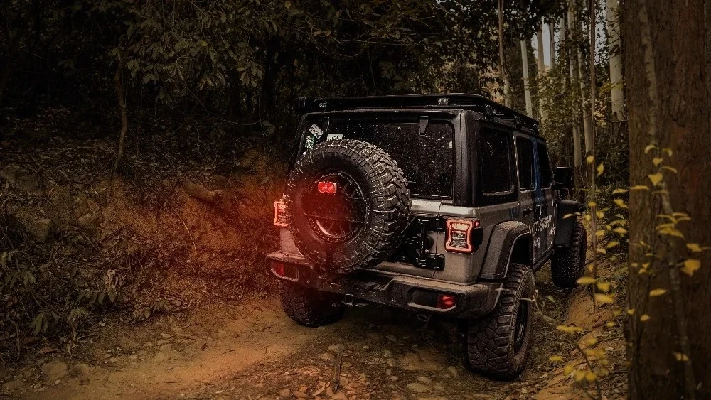 For Tank Halo Series SE Edition 4.5Inch Daytime Driving / Reversing / Braking Integrated Light for Jeep Wrangler for Ford Bronco detail image 2