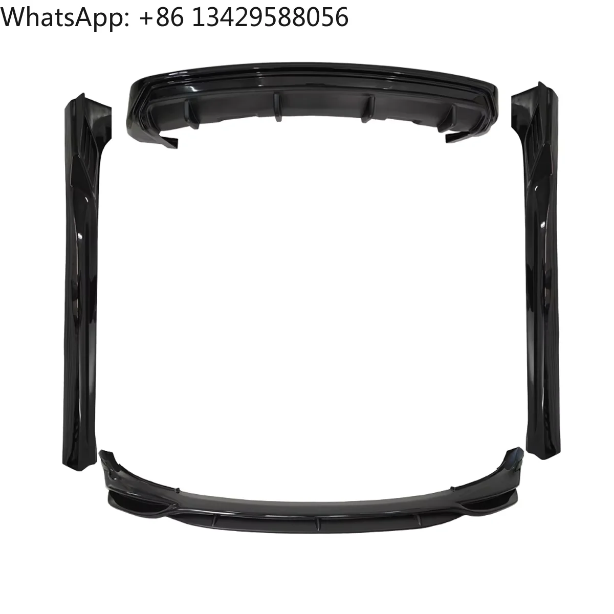 

ABS Body Kits Diffuser Side Skirt Front Lip AERO Style for Tesla Model 3 2018-2022 Spoiler Lip Kits Accessories Auto Parts