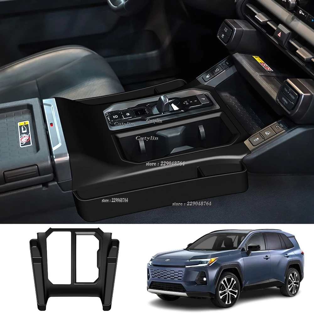 L/RHD for Toyato Rav4 RAV 4 2026 2027 Silicone Gear Shift Panel with Pocket Storage Waterproof and Anti-collision Protective Pad