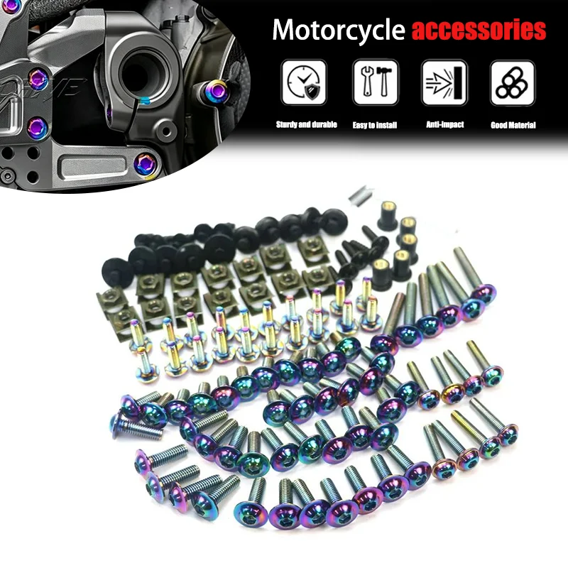 Motorcycle stainless steel Fairing Bolts Kit Screws For yamaha TMAX560/530/500 XMAX300/400/nmax155 aerox155