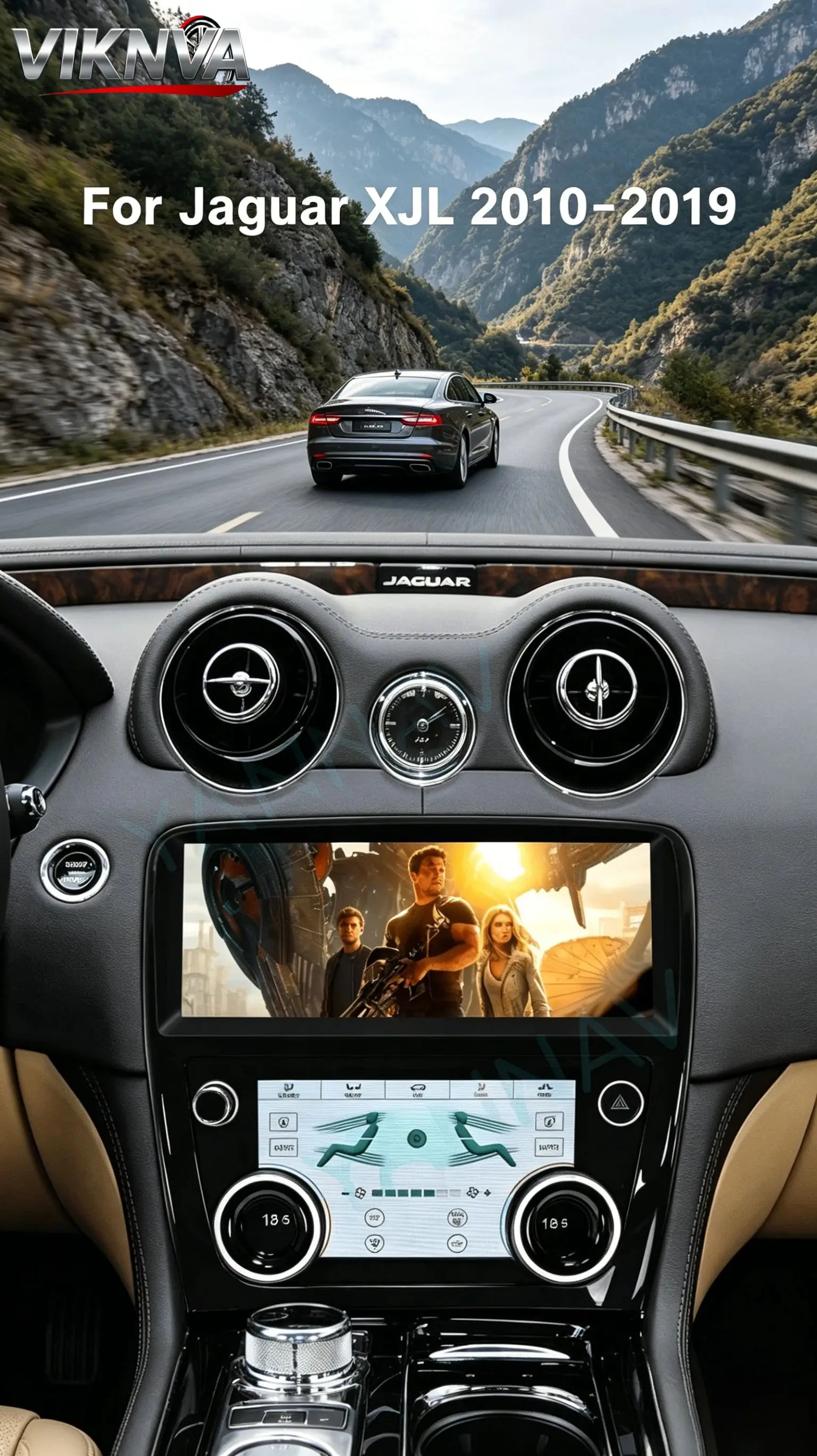 For Jaguar XJ XJL XJR 351 2009-2019 Car Radio Multimedia Video Player Stereo, Android 14 GPS Navigation, DSP Carplay
