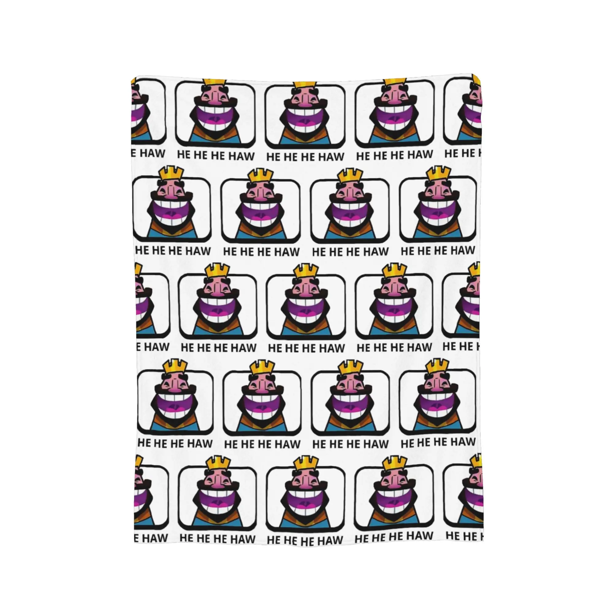 Clashes Royaleds He He He Haw بطانية Clashes Royaleds لعبة الصوف الجدة الدافئة رمي البطانيات للديكور المنزل