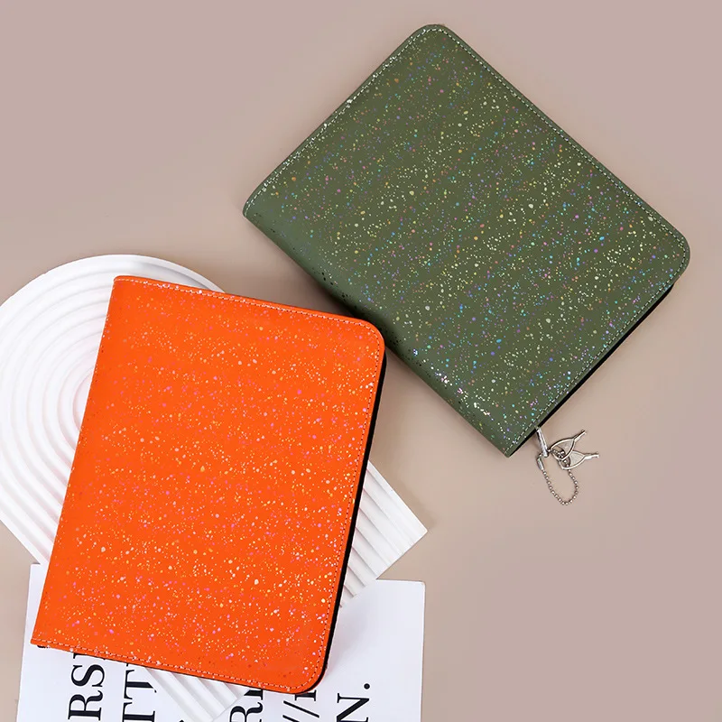 A5 B5 Zipper Loose Leaf Notebook with Metal Binder, Travel Journal and Business Organizer, 100 Sheets 200 Pages, 80 gsm Dowling