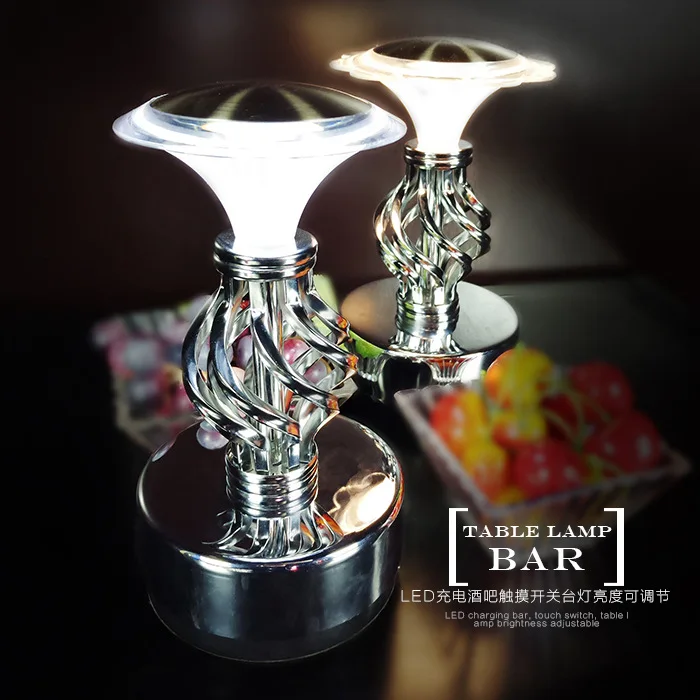 

Creative led charging bar desk lamp service lamp, mobile outdoor table lamp, power bank, cafe night light customization