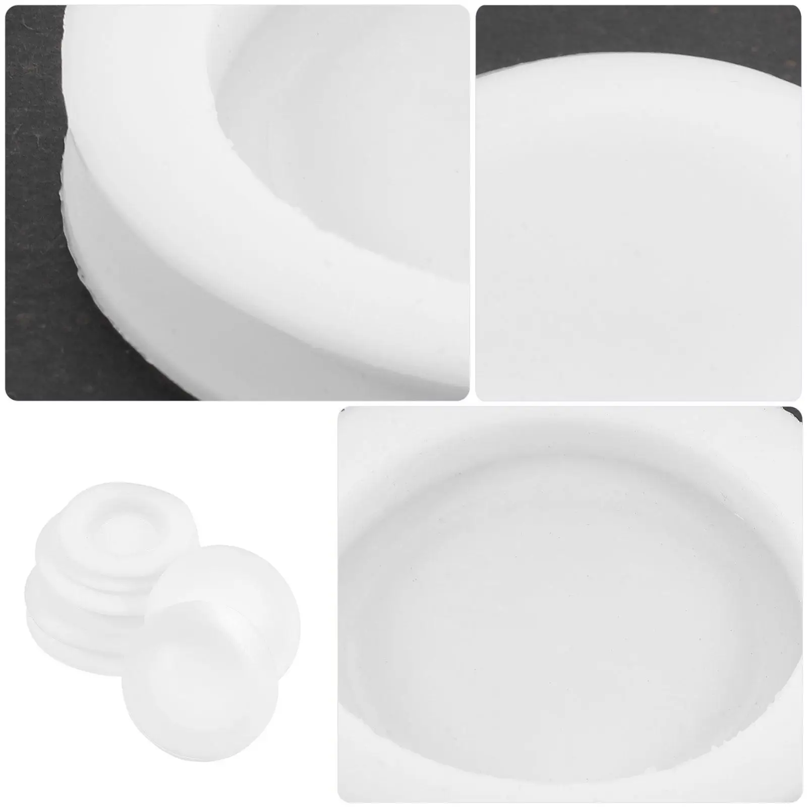 5 Pcs Round PVC Stopper Great Material for Piggy Bank Bottom Replacement Plugs Versatile Fit Saving Box Covers