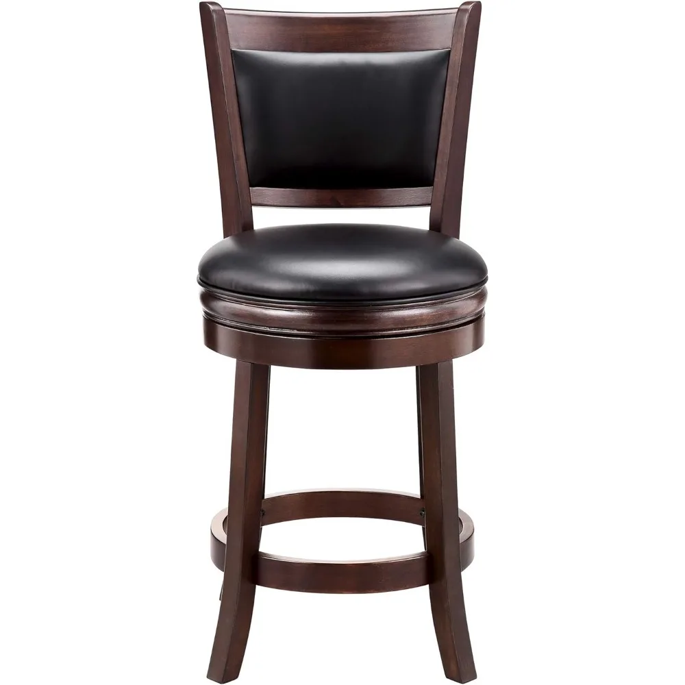 Ensemble de tabouret de bar pour cappuccino, comptoir de percussion Ball & Cast recommandé, siège de 24 pouces, lot de 2