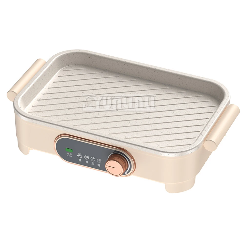 Household Non-Stick Mini Grill Smokeless Barbecue Machine Pancake Pan Electric BBQ Parrilla Barbacoa